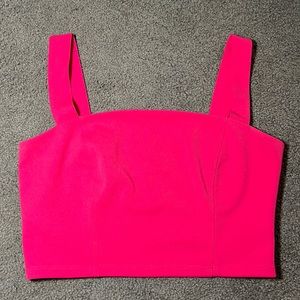 Pink crop top